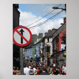 Poster Galway, Irlande