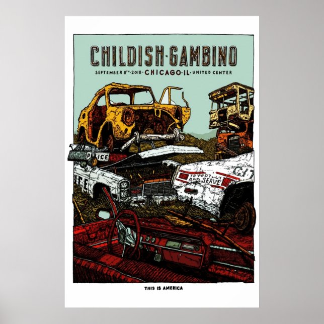 Poster Gambino Chicago Final (Devant)