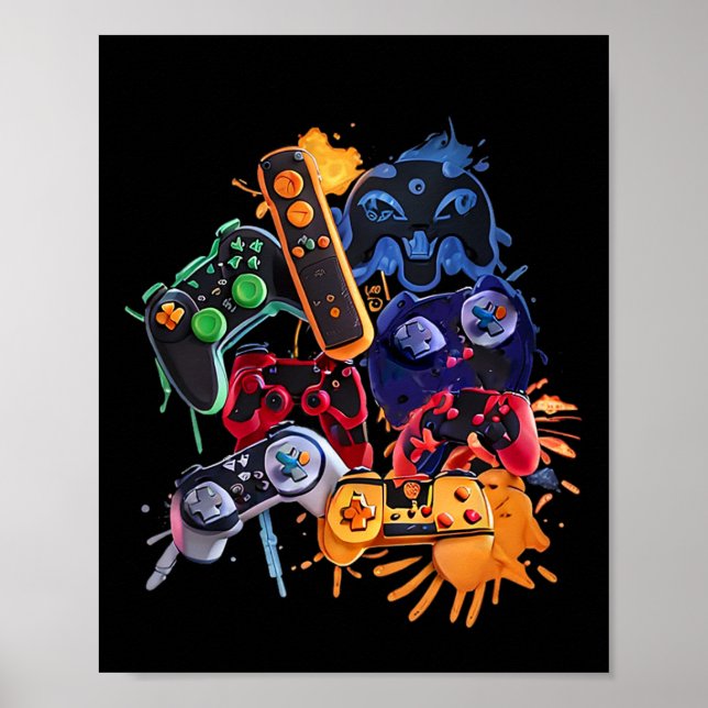 Poster Game Control All Things Video Game Controller (Devant)