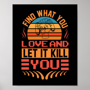 Poster Gamer Art Trouvez Ce Que Vous Aimez