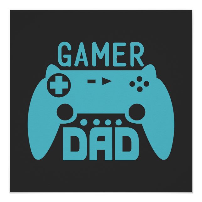 POSTER GAMER DAD (Devant)