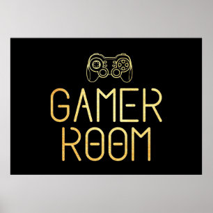 Poster Gamer Gift Salle de jeu