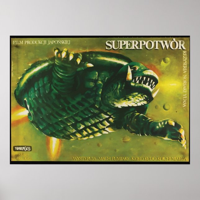 Poster Gamera en Pologne (Devant)