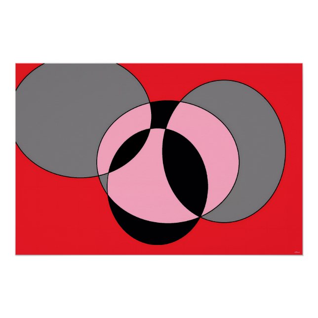 Poster Gamma encerclée (Devant)