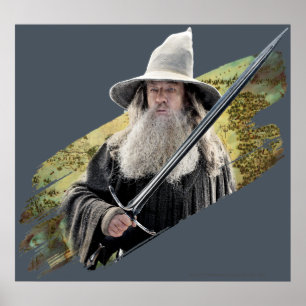Poster Gandalf With Sword Green