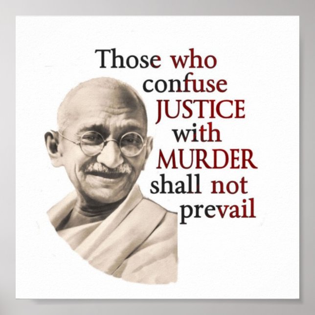 Poster Gandhi (Devant)