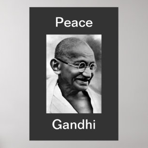 POSTER GANDHI DE PAIX