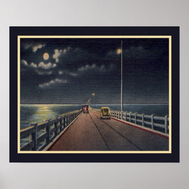 Poster "Gandy Bridge" des années 1940 (Devant)
