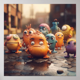 Poster Gang de rue Monster