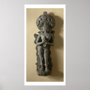 Poster Ganga, goddess who personifies the sacred river ga