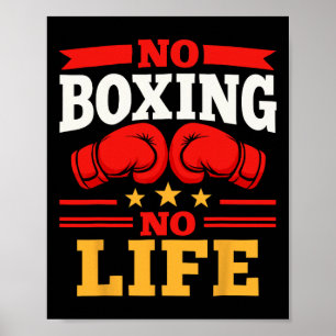 Poster Gants de boxe No Boxing No Life Gants de boxe _3
