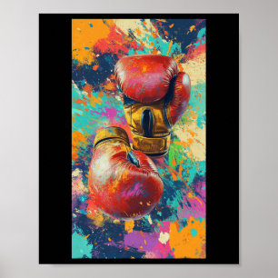 Poster Gants de boxe Sport Boxer Prompt Fitness Gym 1