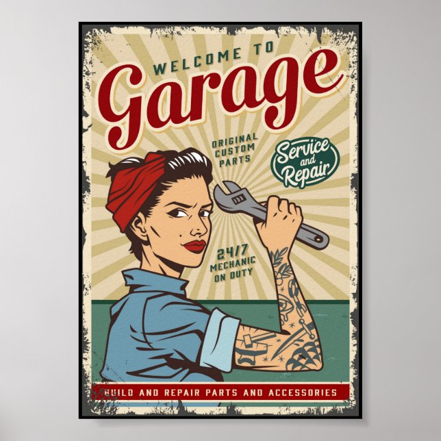 Poster Garage (Devant)