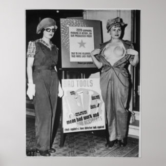 Poster Garb de sécurité pour les travailleuses