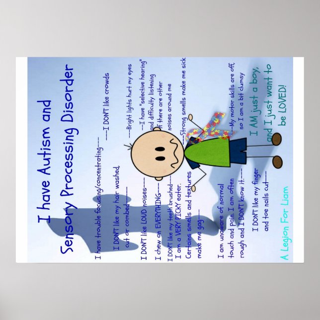 Poster garçon ASD et SPD (Devant)