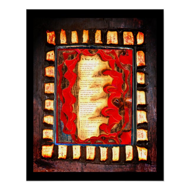 Poster Garçon de 7 (Devant)
