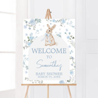 Garçon Un Baby shower De Lapin Bienvenue
