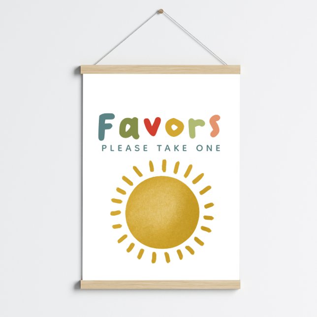 Poster Garçons 1er Voyage Autour Du Soleil Favor Signal (Créateur téléchargé)