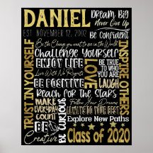 Garçons cadeau de graduation, Classe de 2020