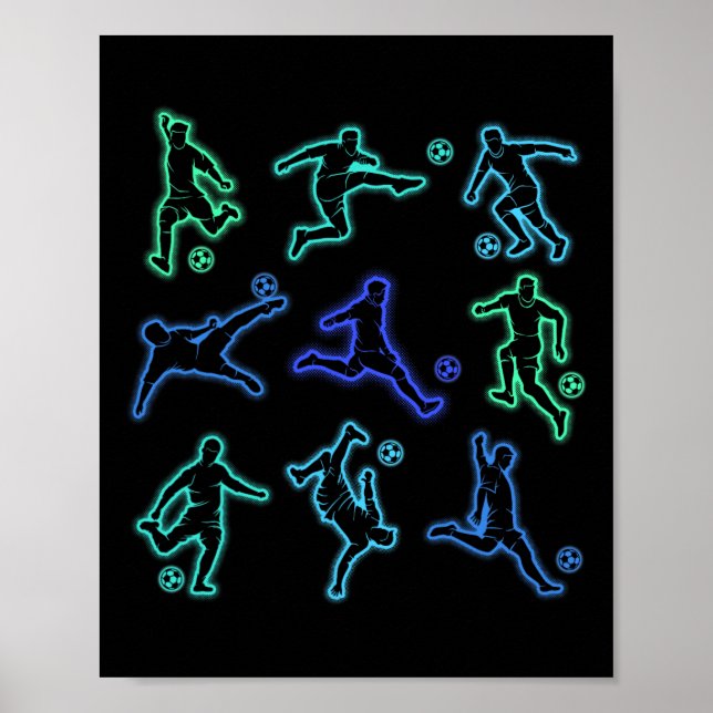 Poster Garçons de foot Enfants  (Devant)