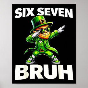 Poster Garçons jour de la Saint-Patrick 67 lutin dab six