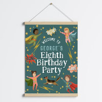 Garçons Moderne Superhero Anniversaire de enfant A
