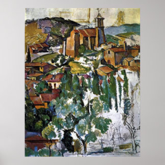 Poster Garddanne - Paul Cezanne - c1880