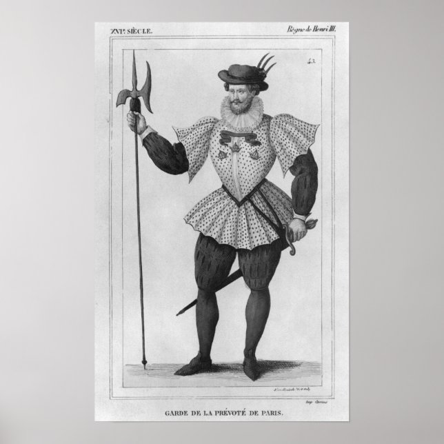 Poster Garde de la provocation de Paris (Devant)