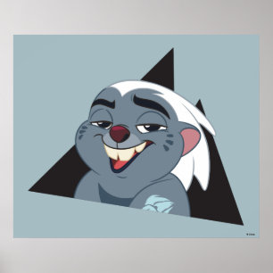 Poster Garde-lions   Bunga Character Art