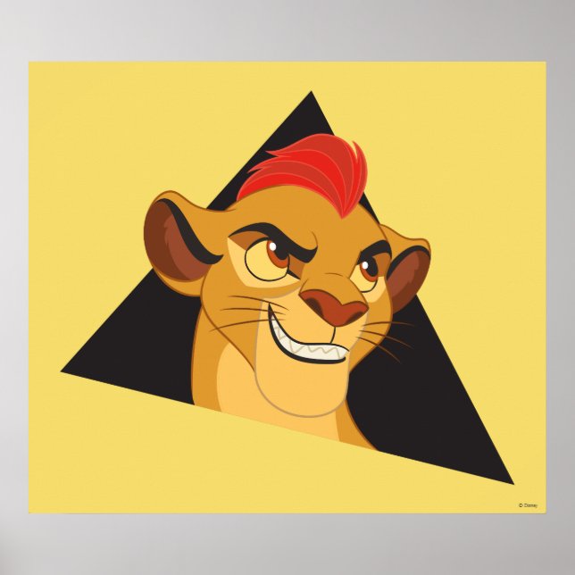 Poster Garde-lions | Kion Character Art (Devant)