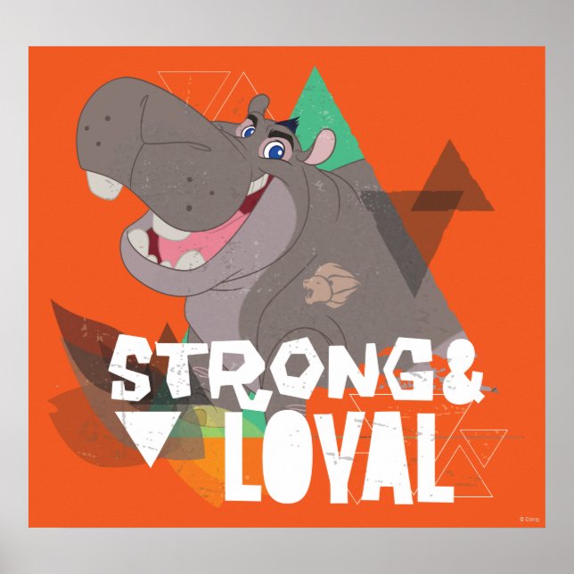 Poster Garde-lions | Strong & Loyal Beshte (Devant)