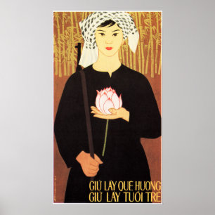 Poster Garde Notre Patrie ! Gardez Notre Jeunesse ! Guerr