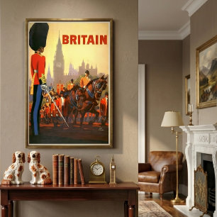 Poster Garde royale britannique du roi Grande-Bretagne