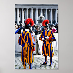 Poster Garde suisse du pape vatican