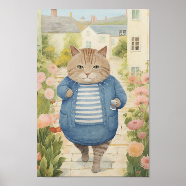 Poster Garden Cat (Devant)