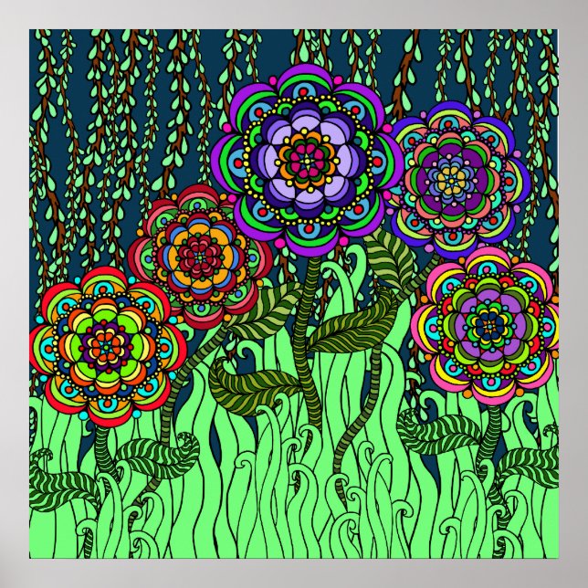 Poster Garden Glow (Devant)