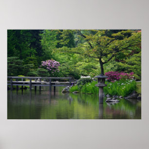 Poster Garden japonais