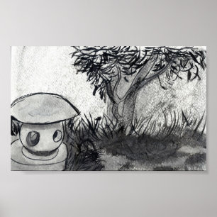 Poster Garden japonais