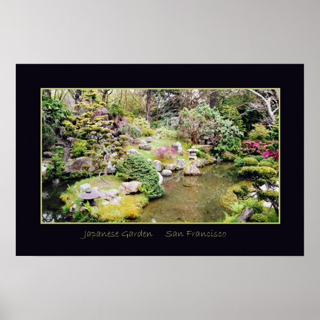 Poster Garden japonais (Devant)
