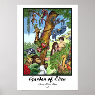 Poster Garden of Eden Print - Customisé