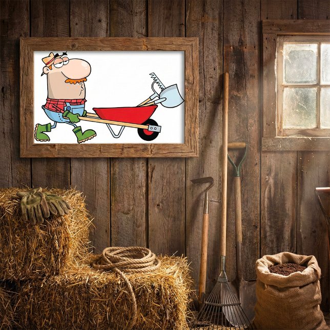 Poster Gardener Et Étrier (Créateur téléchargé)