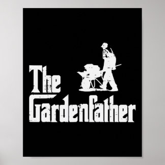 Poster Gardenfather Funny Movie Pun Fête des pères Hommes