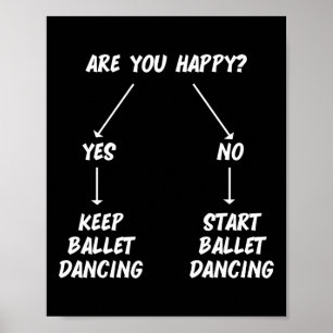 Poster Garder Ballet Danse Danse Danse Danse Ballerina Ho