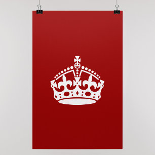 Poster Garder la couronne calme