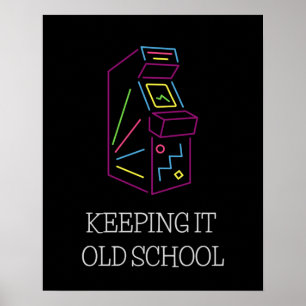 Poster Garder l'ancienne école - Cabinet Arcade
