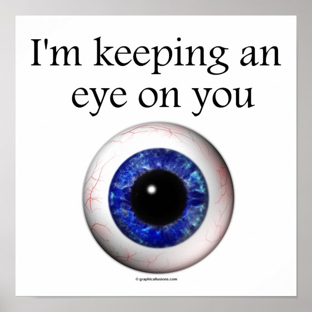 Poster Garder mon oeil sur vous (Devant)
