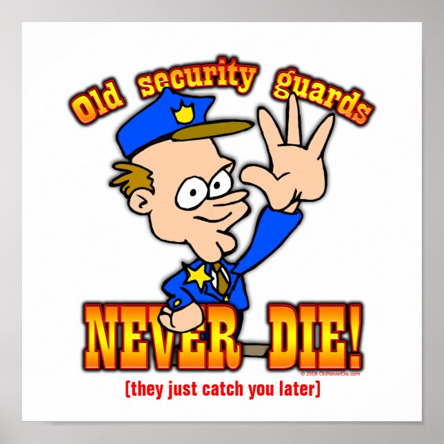 Poster Gardes de sécurité (Devant)