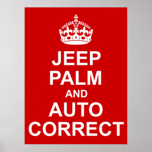 Poster Gardez l'affiche correcte calme et automatique