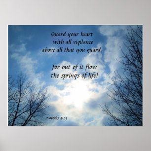 Poster GARDEZ L'affiche de votre coeur