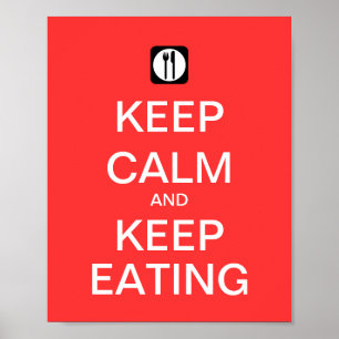 Poster Gardez l'affiche faite sur commande calme